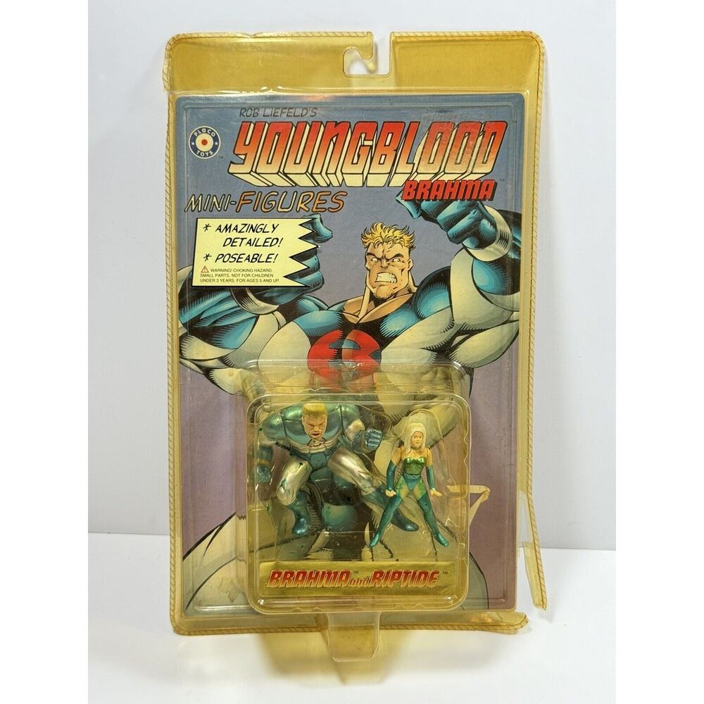 Placo Toys Youngblood Brahma And Riptide 3810 Mini Figures 1995